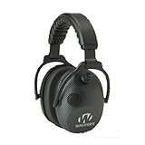 Walkers Game Ear GWP-AMCARB Alpha Power Muffs with 5x Enhancement, 24 db Noise Reduction Rating, Carbon Finish.