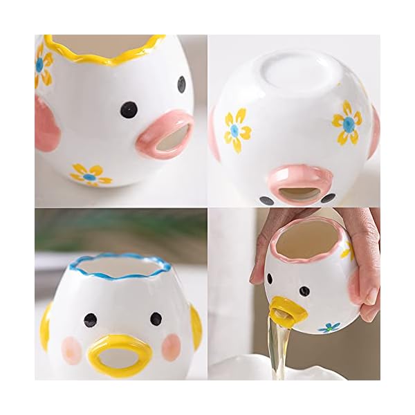Mlysnd-Egg-Separator-Cartoon-Vomiting-Chicken-Egg-White-Separator-Novelty-Funny-Portable-Kitchen-Gadgets-Baking-Tool-Egg-White-for-Kitchen-Bakery-Ceramics-1Pcs-Yellow Mlysnd Egg Separator, Cartoon Vomiting Chicken Egg White Separator Novelty Funny Portable Kitchen Gadgets Baking Tool Egg White for Kitchen, Bakery, Ceramics (1Pcs, Yellow)