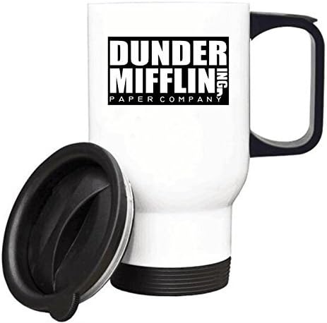 Dunder Mifflin Travel Coffee Mug Stainless Steel Car Cup 14 Ounce