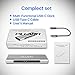 Pillarr USB-C Laptop Docking Station 12 in 1 with Power Delivery up to 60 Watts