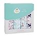 aden + anais Disney, Swaddle Blanket | Boutique Muslin Blankets for Girls & Boys | Baby Receiving Swaddles | Ideal Newborn & Infant Swaddling Set | Perfect Shower Gifts, 4 Pack Bambi