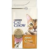 Purina Cat Chow Purina Chow Adult Rich In Salmon Dry Food, White