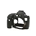 easyCover Silicone Protective Camera Case Compatible for Canon 6D, Black