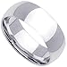 Platinum Traditional Classic Men's Comfort Fit Wedding Band (8mm) Size-9c1