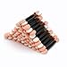 KINGLAKE 100 Pcs Disposable Eyeshadow Brush Applicator Dual Sided Oval Sponge Tipped Makeup Tool