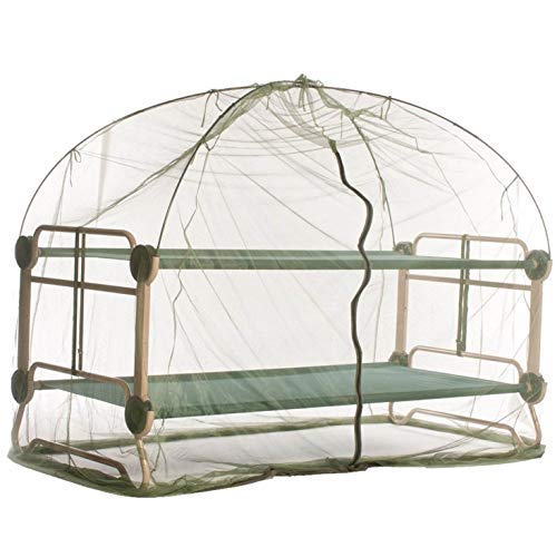 Disc-O-Bed Mosquito Net and Frame, Green/Black