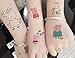 M.owstoni Peppa Pig Party Supplies Temporary Tattoos Favors for Kids 175 Glitter Styles Birthday Girls