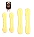 Styla Hair Magic Hair Bun Maker 4 Pack (2 Small, 2 Large) Foam Sponge Buns Shaper Accessories Strong Flexible Reusable Bun Twister for Updo’s, Ballet Buns, French Twist, Waves & more! (Blonde)