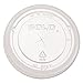 SOLO Cup Company Ultra Clear Dome Cold Cup Lids f/16-24 oz Cups, PET, 100/Pack - Includes ten packs of 100 each.