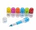 6 Pcs Cute Smiling Face Mini Retractable Pill Ball Point Pen Novelty Stationery Telescopic Vitamin Capsule Ballpen Office School Supplies
