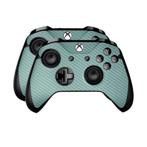Carbon Fiber Skin Compatible with Microsoft Xbox One Controller (2 Pack) - Soli…