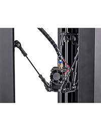 Monoprice Mini Delta 3D Impresora con calefacción (4.331 x 4.331 x 4.724 in) Placa de construcción, Calibración automática, totalmente montada para ABS y PLA + Tarjeta MicroSD gratis recargada con impresiones 3D modelos