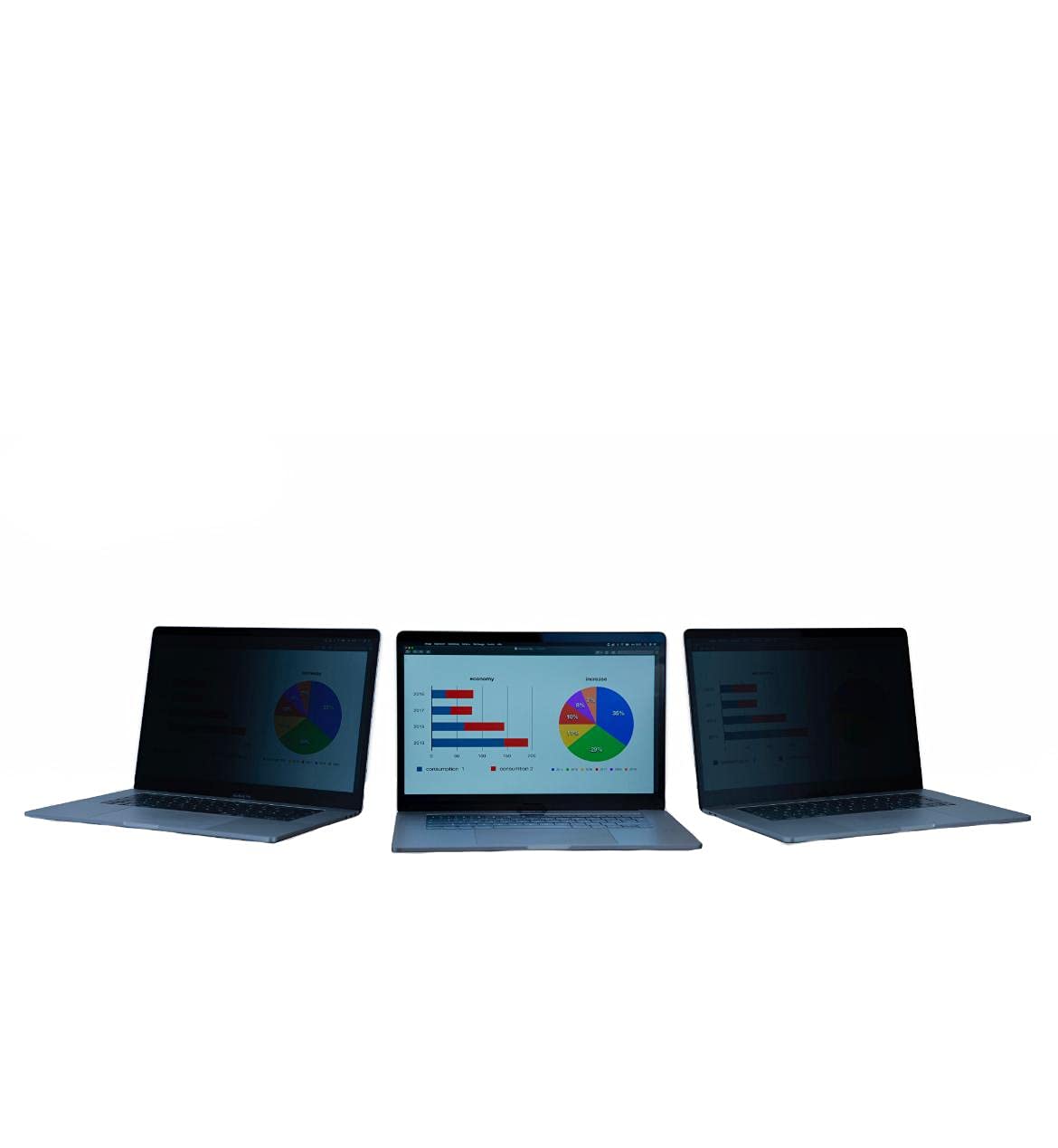 KAPSOLO 2-Way Plug In Privacy Filter for HP Elite X2 1012 G2 transparent