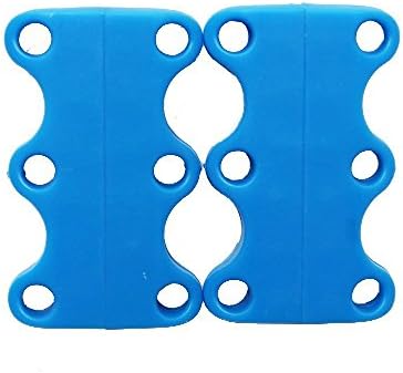 Aircity Super Magnetic Shoe Closures - Size #1 Ages 10 to Adult &amp; Sports - Never Tie Laces Again! (Blue)