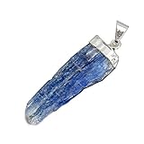 1(One) Blue Kyanite Pendant - Silver Plated - RP Exclusive COA