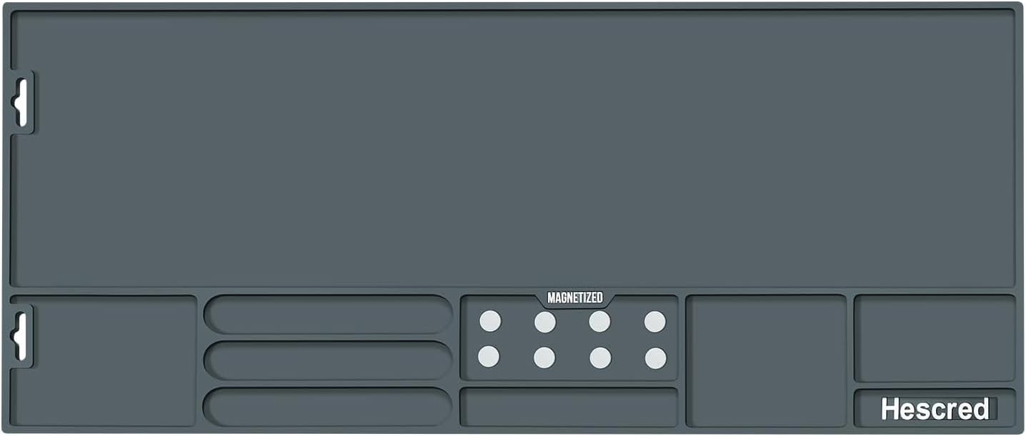 Photo 1 of Large Magnetic Gun Cleaning Mat - Ideal for Rifle and Shotgun Maintenance, Anti-Slip with Organizer Parts Tray
