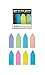 Get to the Point Magnetic Bookmarks Earthtone Color Line Markers (1 Box of 20)