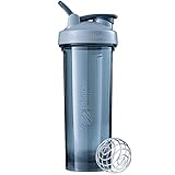 BlenderBottle 500706 Pro Series Shaker Bottle, 32-Ounce, Pebble Grey