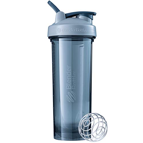 BlenderBottle 500706 Pro Series Shaker Bottle, 32-Ounce, Pebble Grey