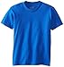 Soffe MJ Boy's 8-20 Youth Pro Weight Short Sleeve Tee, Royal, Large