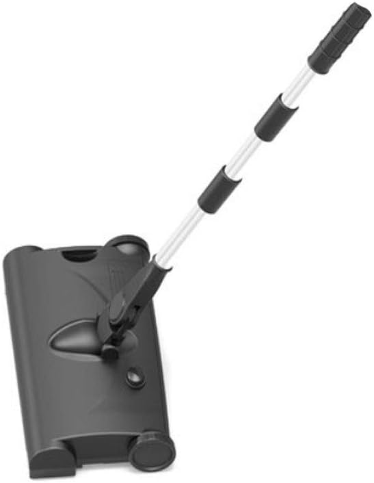 XIMINGJIA Sweeper, Lightweight Wireless Push-Type Wireless Sweeper, Easy to Use Handheld Vacuum Cleaner Set (Black/White, 31 × 16 × 210cm) Cleaning Tools (Color : Black, Size : 31 × 16 × 210cm)