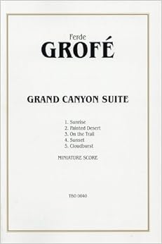 グローフェ: グランド・キャニオン組曲／アルフレッド社／大型スコア