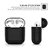 AhaStyle AirPods Case Cover Silicone Protective Skin Compatible with Apple AirPods 2 & 1 [Front LED Not Visible] (Black)