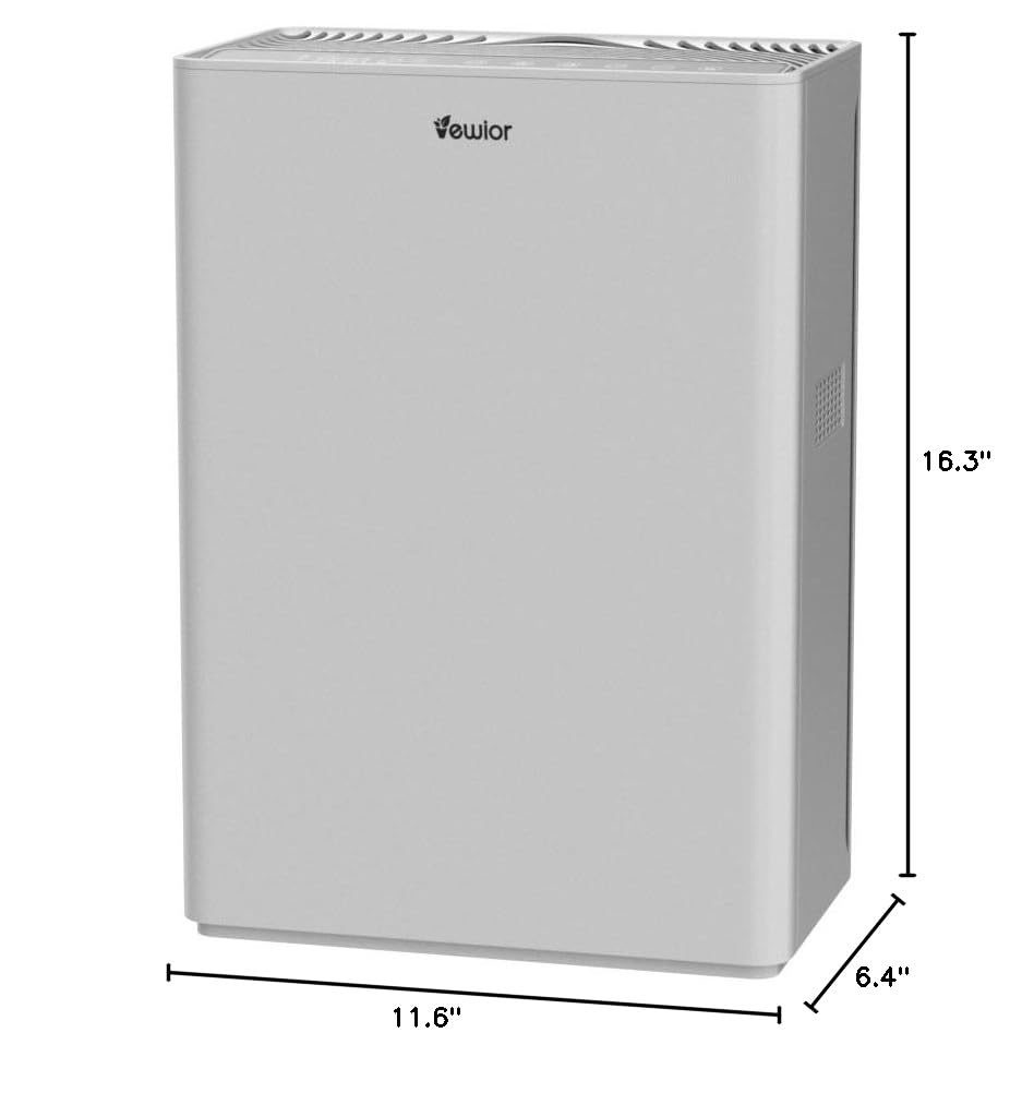 VEWIOR Air Purifiers For Home Large Room Up To 2200 sqft H13 HEPA Air Purifiers Filter With Fragrance Sponge Timer Washable Filter Cover,15 DB Quiet Air Cleaner For Pets Dander Smell Smoke Pollen