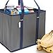 Pomatree Reusable Grocery Bags | Strong and Sturdy Grocery Shopping Bags, Large, Foldable (3 Pack - Grey/Navy)