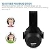 Mpow 068 Kids Ear Protection Safety Ear Muffs, NRR 25dB Professional Noise Reduction Shooter Hearing Protection, Ear Defenders for Shooting Range Hunting Season for Children, Toddler, Women (Black)