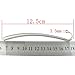 Housweety Silver Tone Blank Bookmarks Findings 125mm(4 7/8Inch) 5PCs