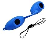 Super Sunnies Flexible Tanning Bed Goggles Eye Protection UV Glasses (Blue)