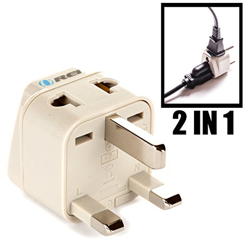 OREI European Plug Adapter Set Works In Albania, Austria, Belgium