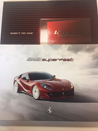 Authentic Ferrari 812 Superfast Hardcover Brochure 95993472