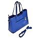 Fashion Road PU Leather Womens Shoulder Bags Top-Handle Handbag Tote Purse Bag Royal Blue