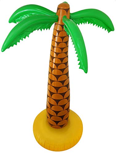Henbrandt 2 x Inflatable Palm Tree 168cm Blow Up Summer Hawaiian Party Fancy Dress Prop