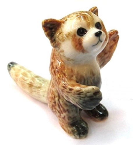 3 D Ceramic Toy Red Panda No.1 Dollhouse Miniatures Free Ship