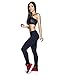 Mansy Women's Yoga Printed Pants Workout Running Leggings Red Large