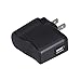 AGPTEK USB Wall Charger 5V 500mA for iPod, Sony, Walkmam, SanDisk MP3 MP4 Player, Fitness Tracker, Fitbit, Black primary