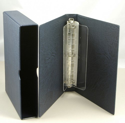 Lighthouse Vario-F Sheet Binder and Slipcase in Blue