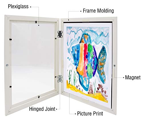 2 8+5x11+White+Art+Frames+Schoolwork
