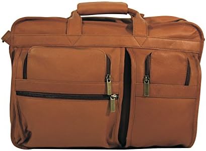 Andrew Philips Vaqueta Napa Expandable Multi-Function Briefcase in Tan