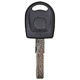 qualitykeylessplus Replacement Transponder Chip Key HU66T24PT for VW/Audi Vehicles with Free KEYTAG