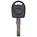 qualitykeylessplus Replacement Transponder Chip Key HU66T24PT for VW/Audi Vehicles with Free KEYTAG
