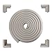 MIU COLOR Table Edge Corner Guards for Baby Safety, Table Edge Cushion Protector for Home Safety with 4 Corners - 16.4 ft Edge(Grey)