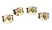 6-Piece 14K Yellow Gold Earring Backs Replacement Earring Backs