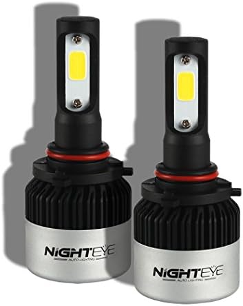 YBELE NIGHTEYE LED Headlights 72W All-in-One 360° - Cool White 6500K 6K - Low Beam/ High Beam/ Fog Light Bulbs - Super White - 9,000 Lm - 9005 /HB3 /H10 - 3 Yr Warranty (9005)
