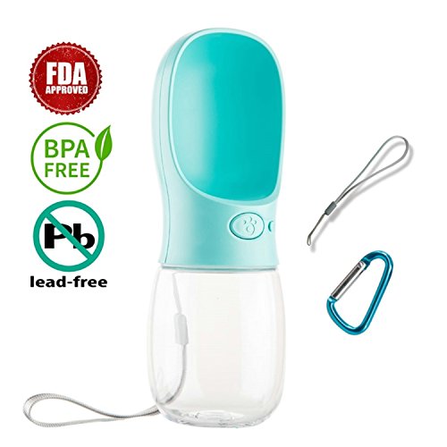 Dog Water Bottle, GAITY PET  Fashion Antibacterial Food Grad