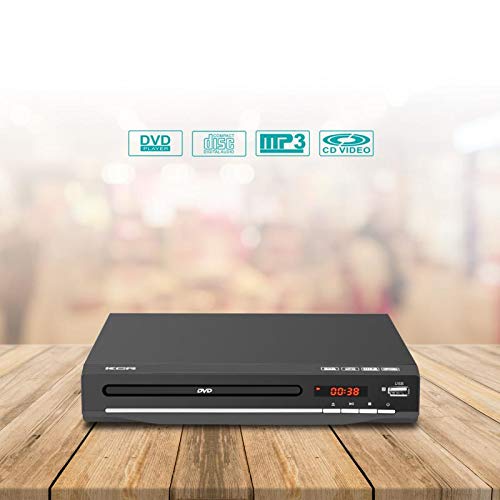 Region Free DVD Player,DVD Players for tv with HDMI&AV Output Port,USB