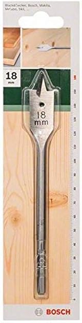 Bosch 1x Spade Bit Ø18 mm Hex For Wood Softwood Drilling Accessory